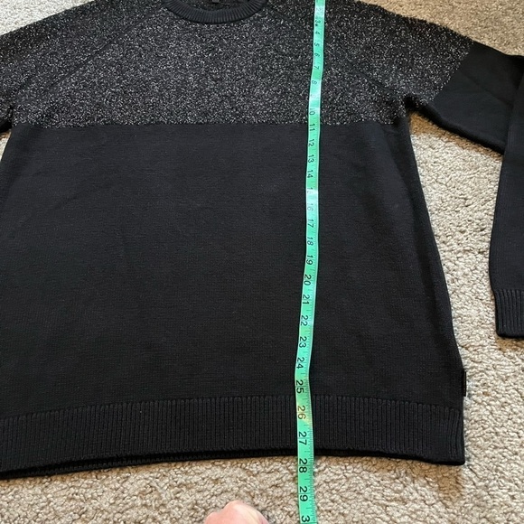 Ted Baker Arks Slim Fit Textured Crew Sweater black men’s size 5 = XL - Picture 8 of 10